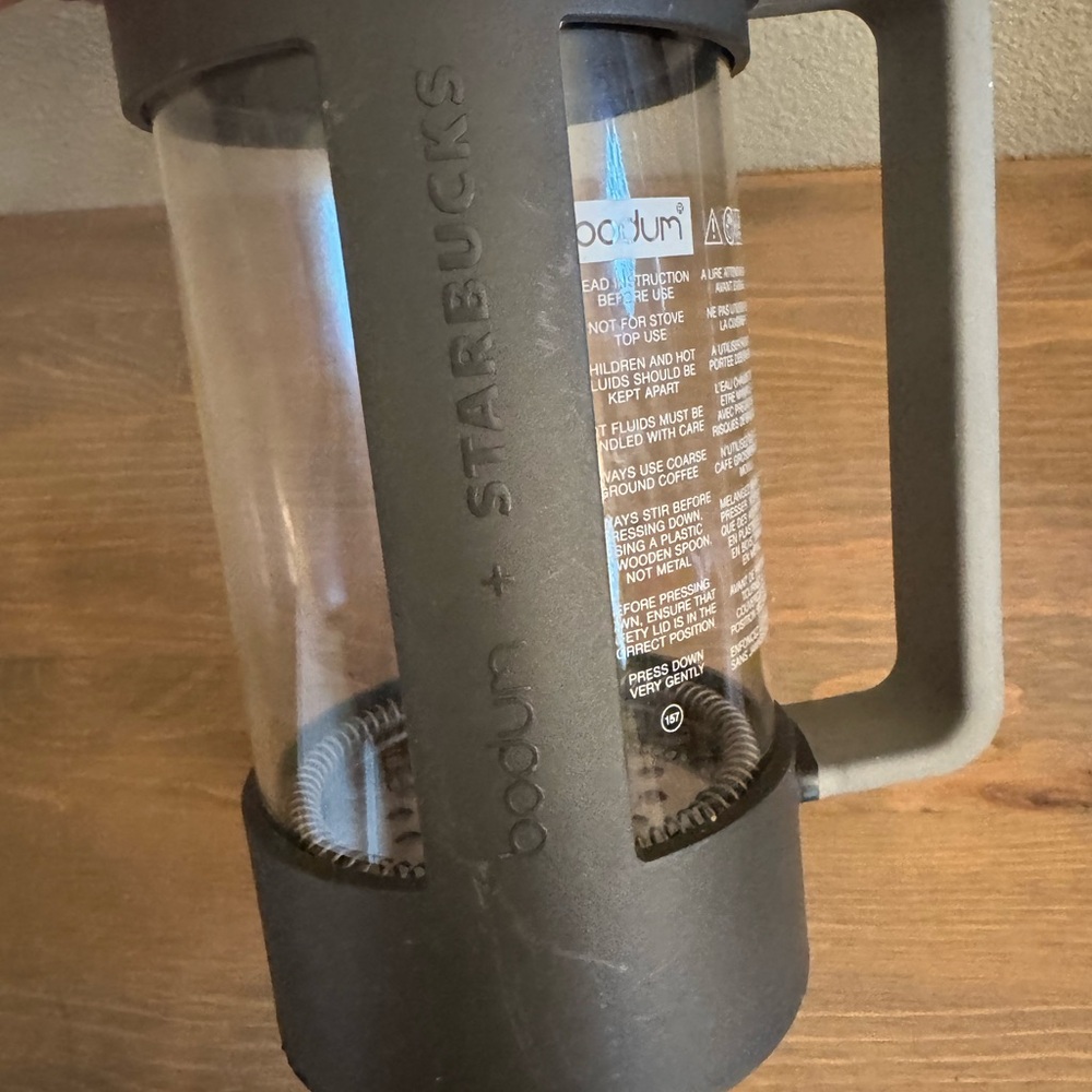 Starbucks Portable French Press By Bodum - Picture 2 of 3